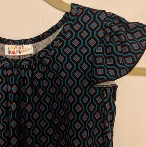 NWT Dotdotsmile Swing w/ Geometric Design